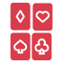 Card suits icon