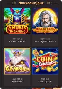 National Casino mobile screen slots games