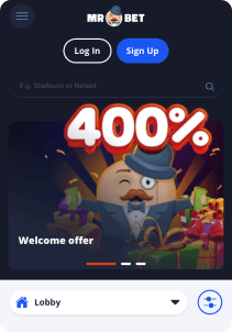 Mr Bet Casino mobile screen promotions