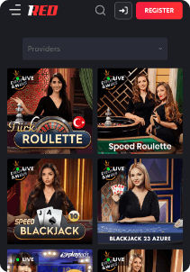 1RED mobile screen live games