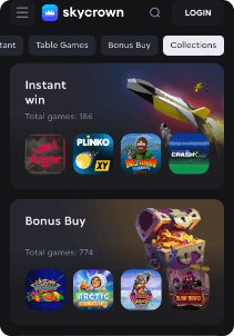 SkyCrown mobile screen collections
