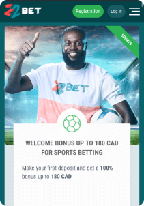22Bet Casino mobile screen welcome bonus