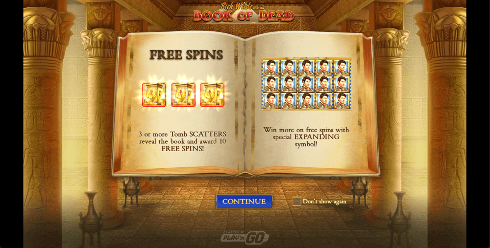 BookofDead1 screen