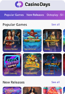 Casino Time mobile screen slots games