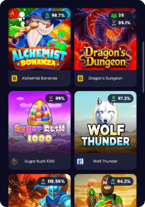 SlotsGem casino screen slots games