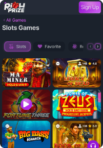 RichPrize casino screen slots games