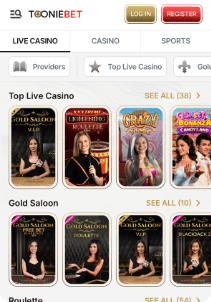 Toonibet casino screen live casino
