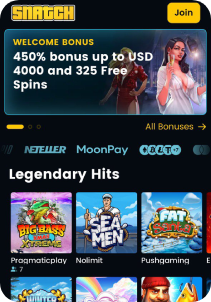 Snatch Casino Mob Screen main page