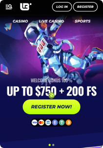 Lunubet Casino Mob Screen main page