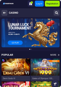 Fairpari Mob Screen slots games