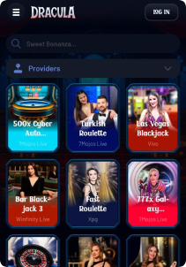 Dracula Casino Mob Screen live games
