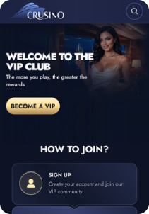 Crusino casino screen4 vip club