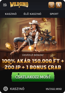 Wildsino Casino mobile screen welcome bonus