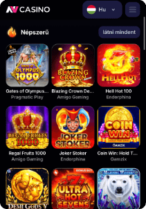 NVcasino mobile screen slots games