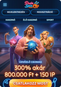 DudeSpin Casino mobile screen mane page