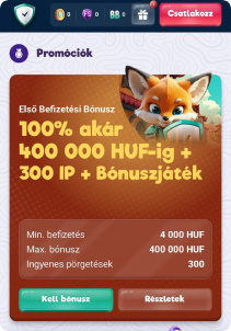SafeCasino Mob Screen promotions