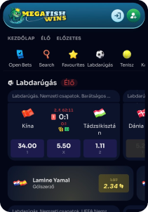 MegaFishWins casino screen3 sports games