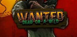 Wanted Dead or a Wild slot logo
