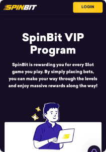 SpinBit casino mob screen vip program