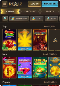 Realz casino mob screen slots games