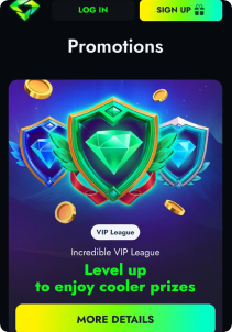 WildWinz casino mob screen promotions