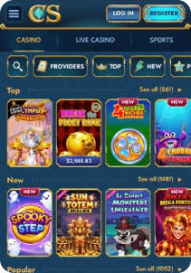 Casea casino screen2 slots games