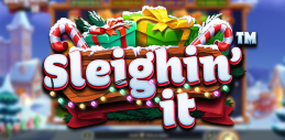 Sleighin’ it slot logo