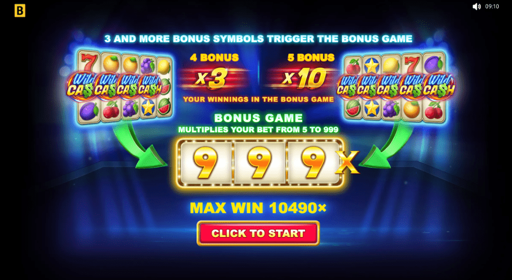 Wild Cash x9990 Screenshot1