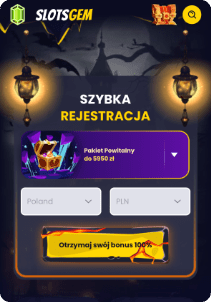 SlotsGem casino mobile screen main page