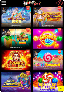 Slottyway Casino mobile screen slots games