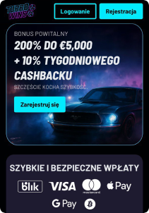 TurboWin Casino mobile screen main page