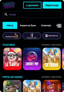 TurboWin Casino mobile screen slots games