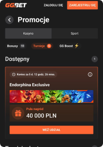GGBet Casino mobile screen promotions