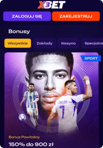 X3bet Casino mobile screen bonusy