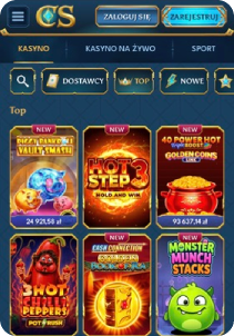 Casea casino screen2 slots games