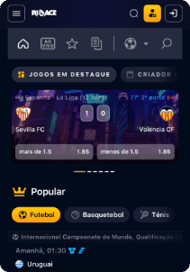 Rioace Casino mobile screen sports games