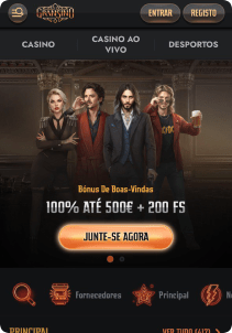 Gransino Casino mobile screen main page