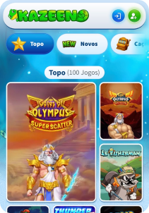 Kazeeno casino screen2 slots games
