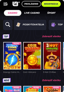 Lunubet casino mobile screen slots games